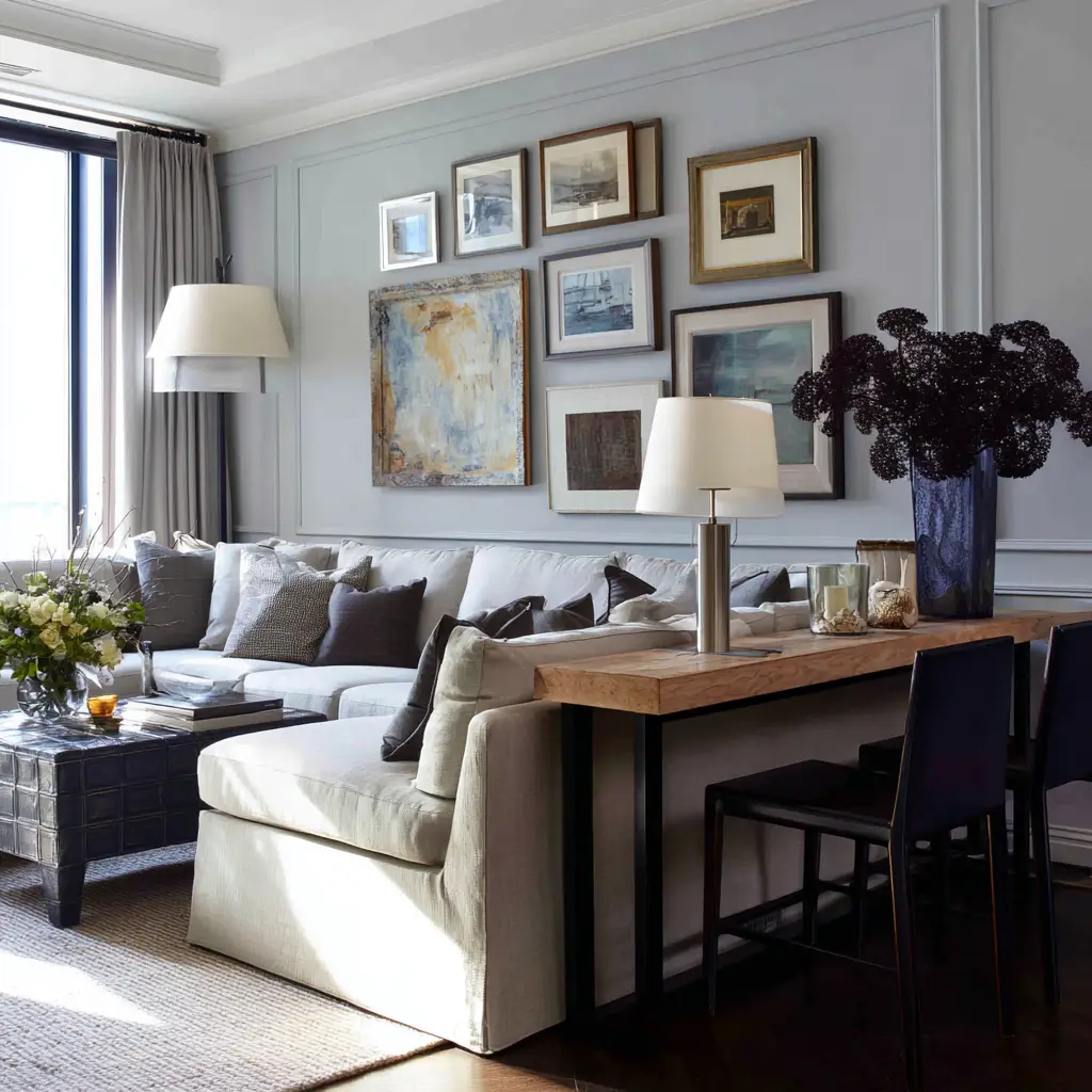 Console Table Behind Sofa