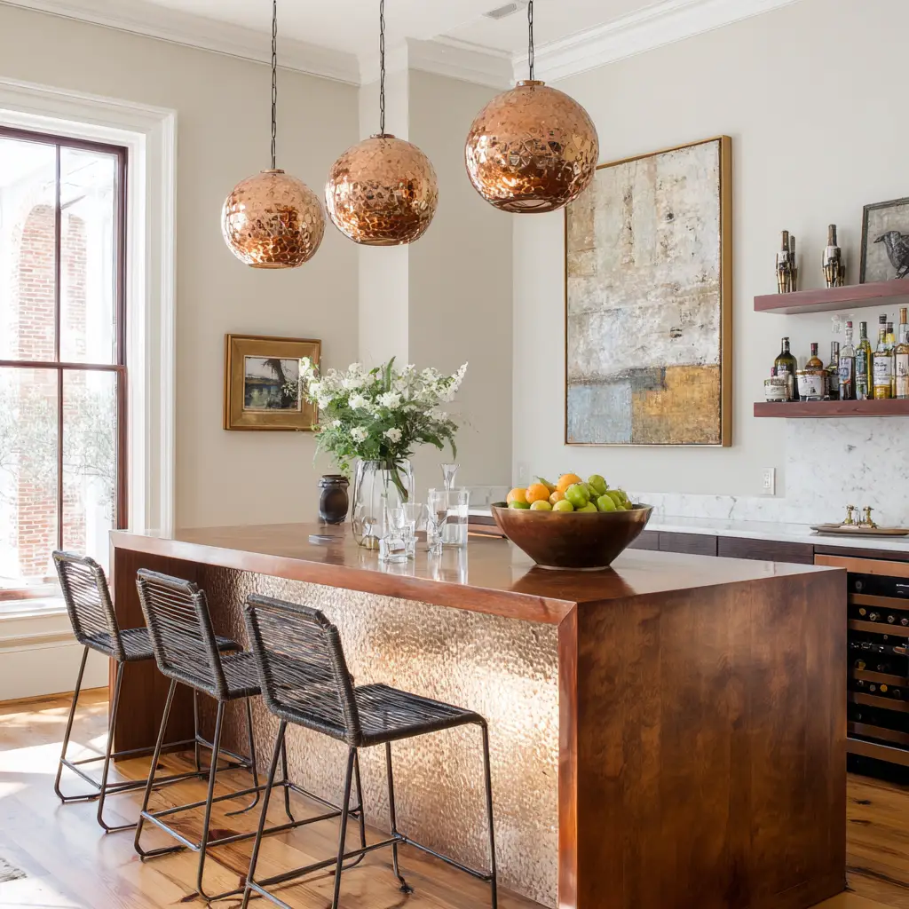 Copper or Brass Accents