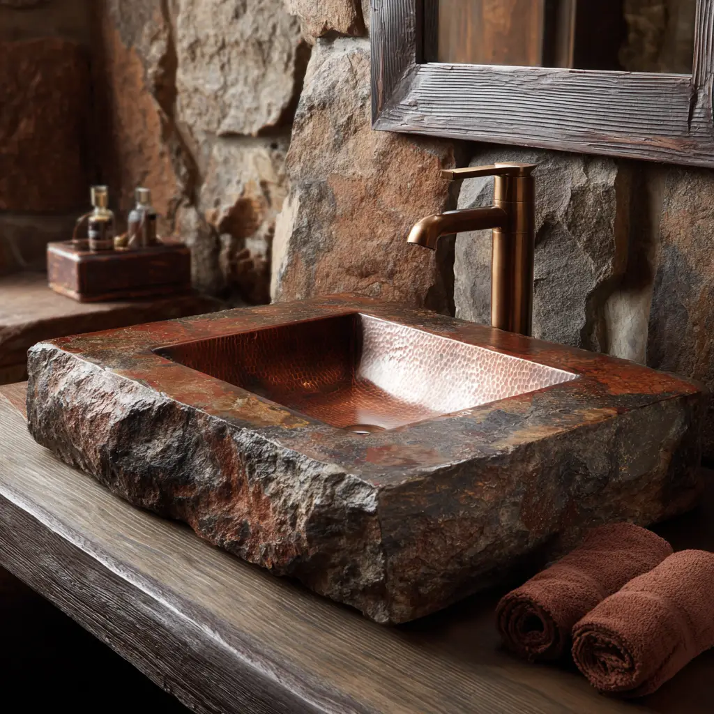 Copper or Stone Sink