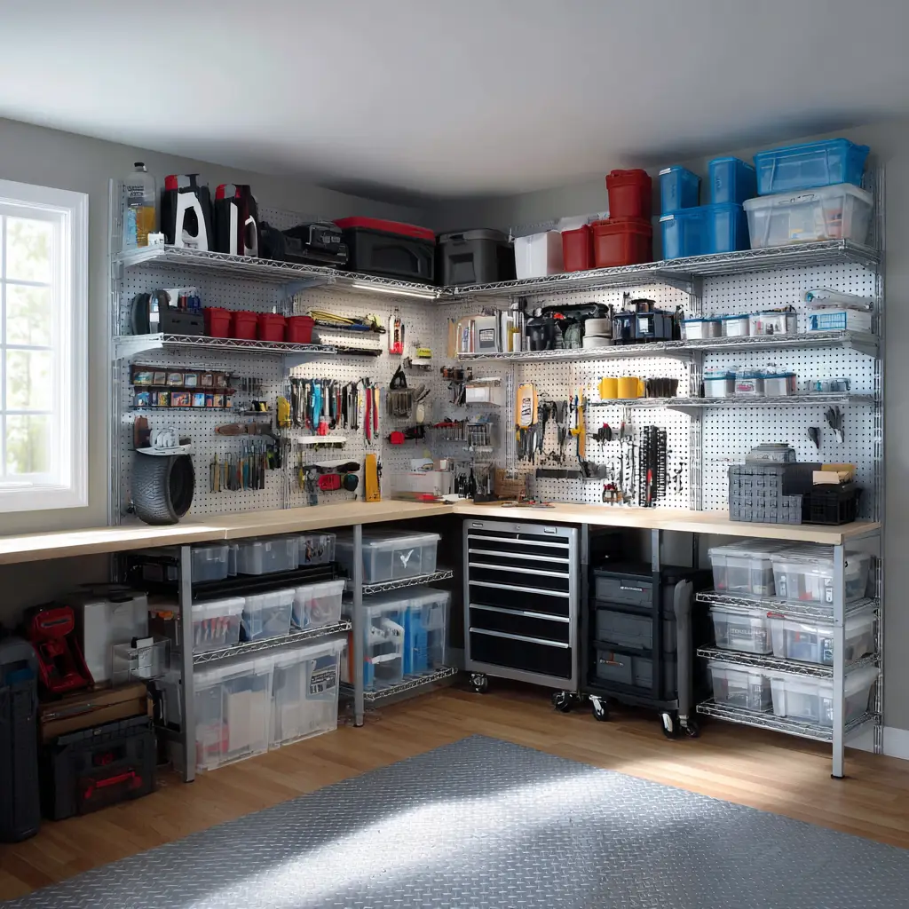 Corner Storage Setup