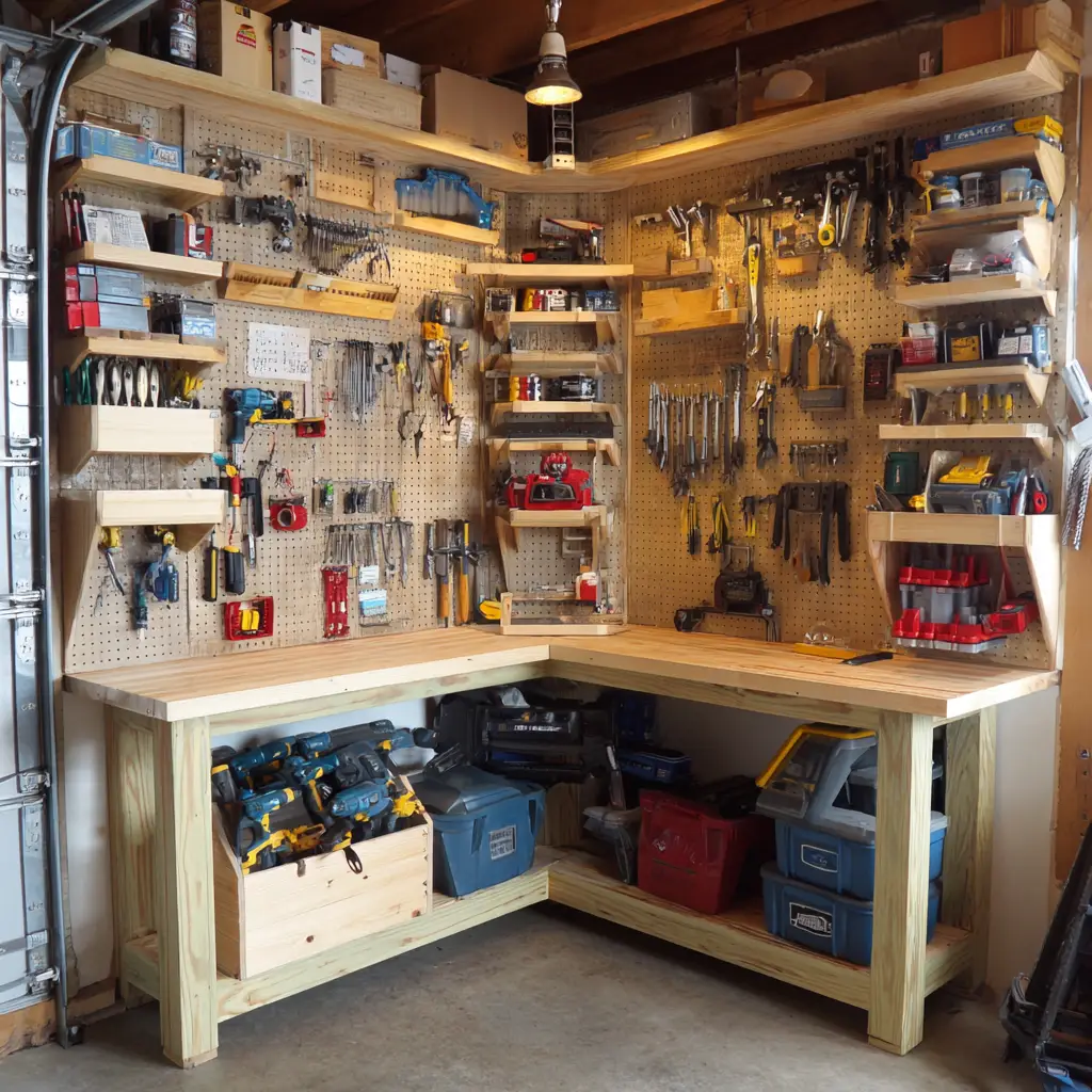 Corner Tool Rack