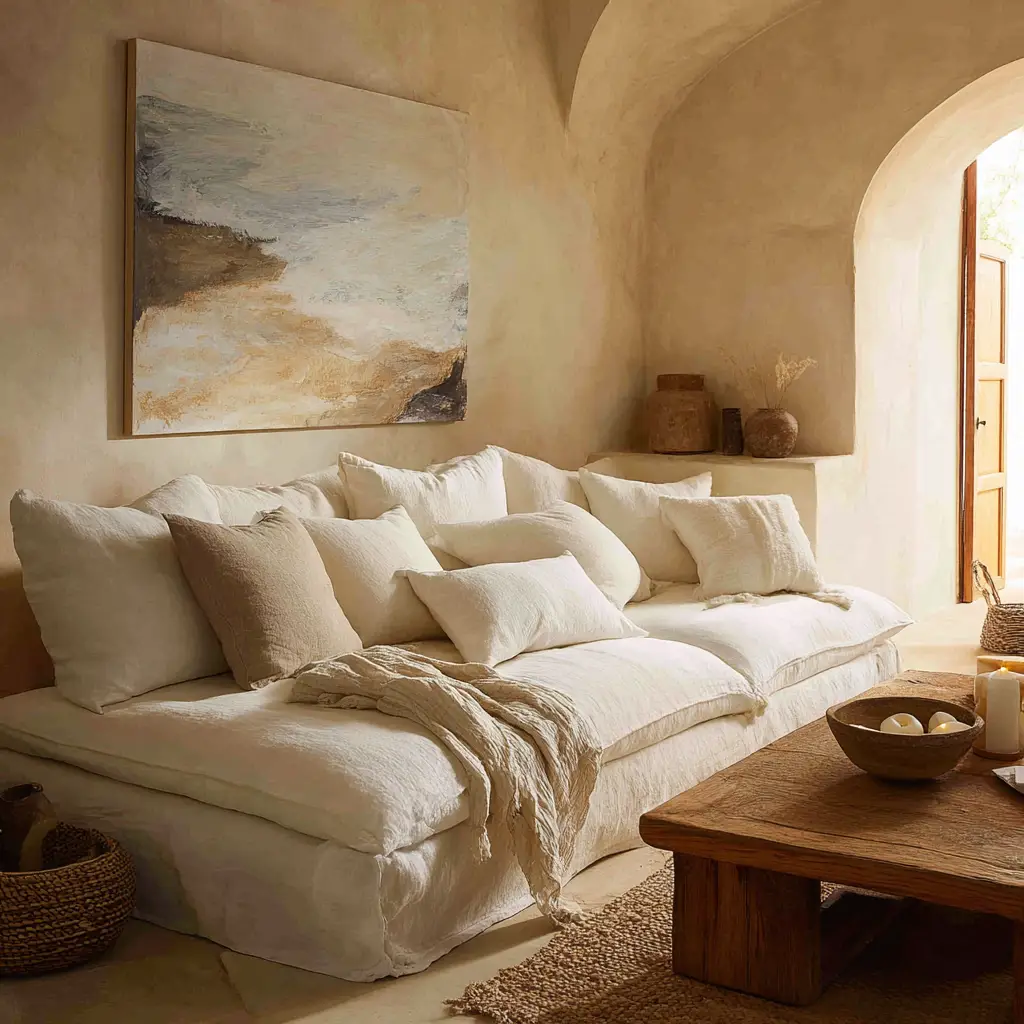 Cozy Linen Sofas