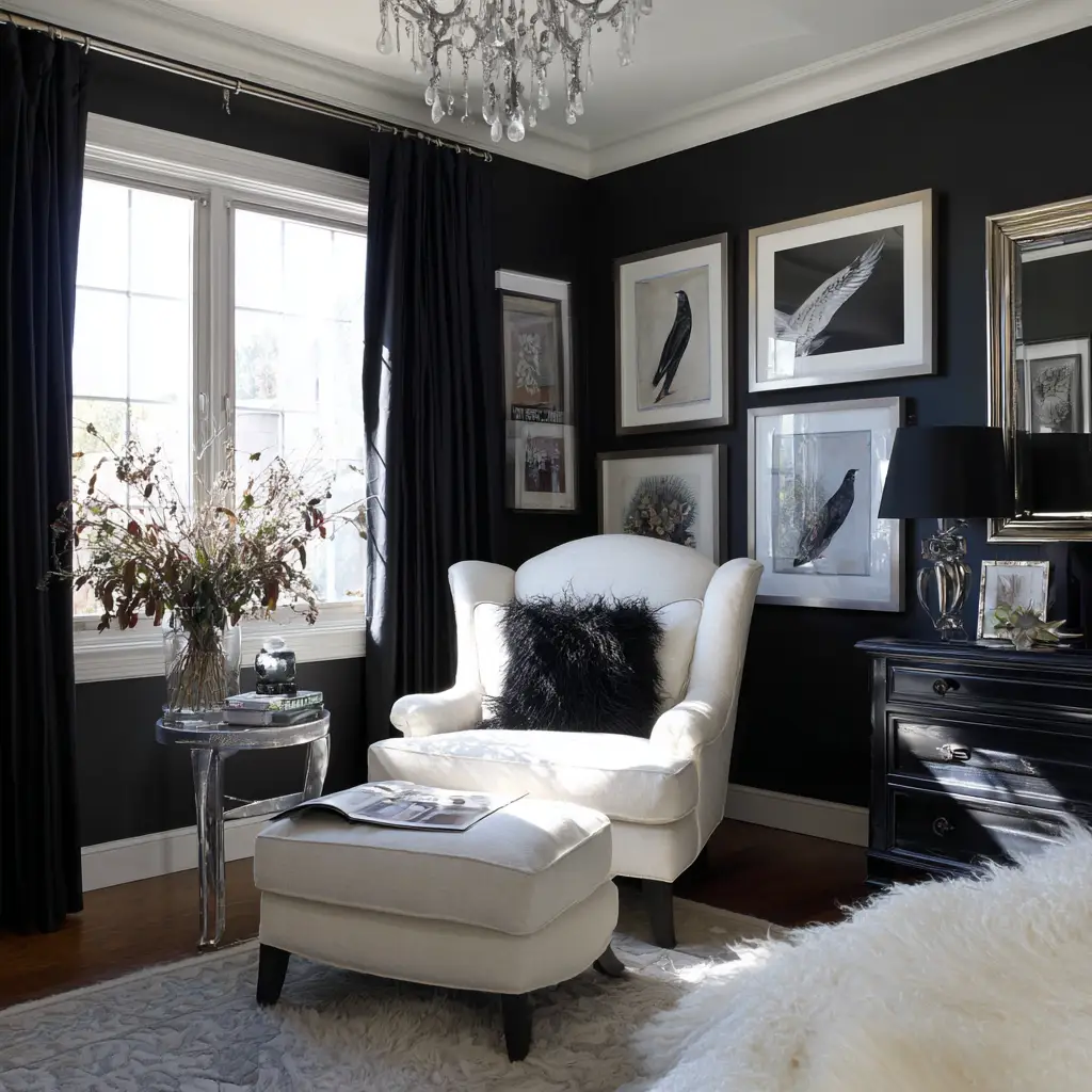 Create Contrast with Black Accents