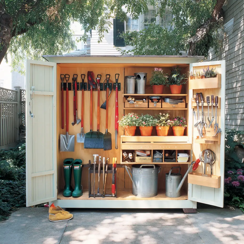 Create a Garden Tool Cabinet