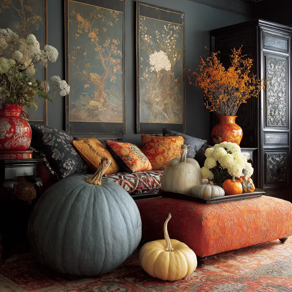 Decorate with Pumpkins and Gourds