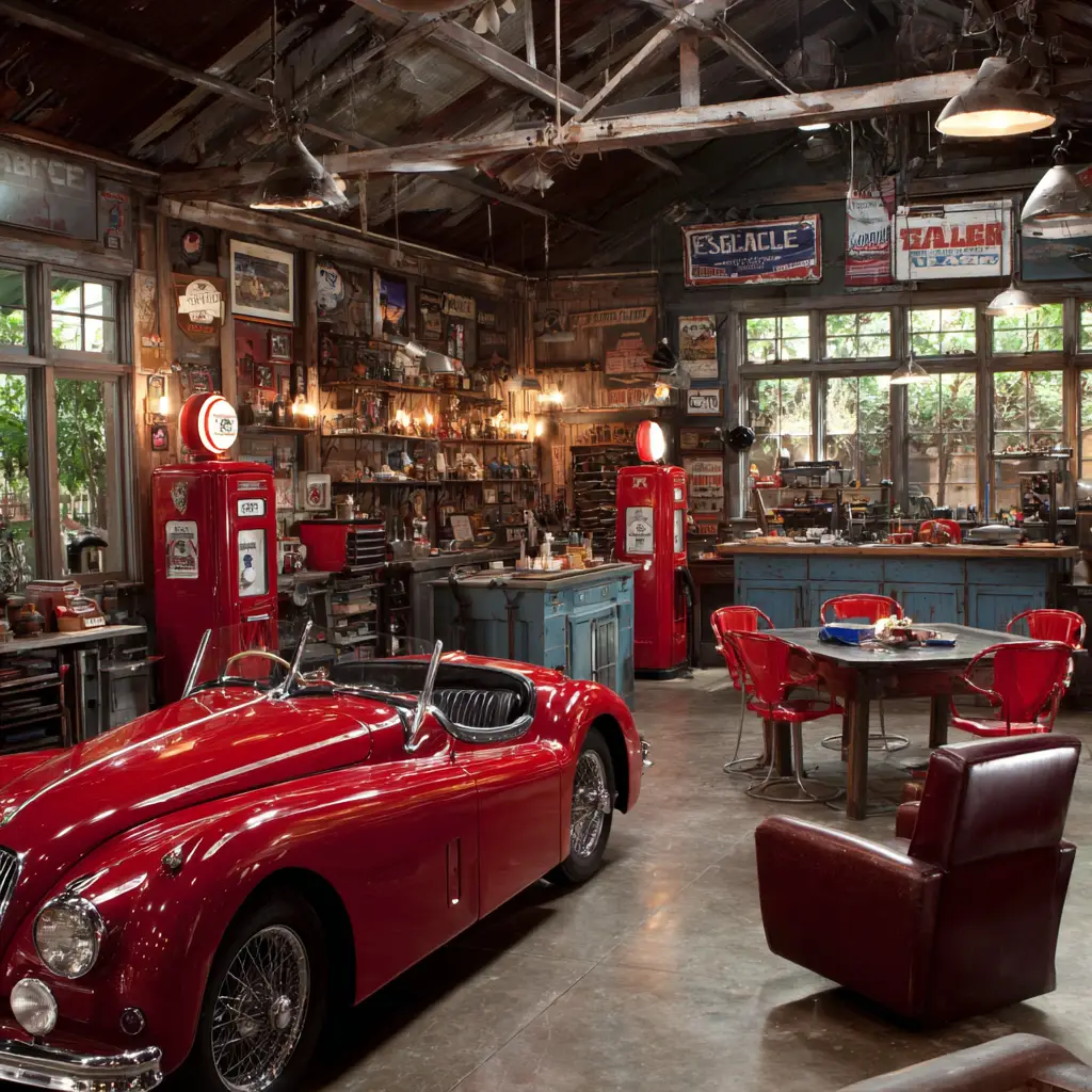 Display Vintage Car Memorabilia