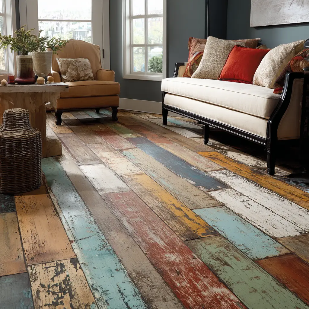 Distressed Wood Flooring
