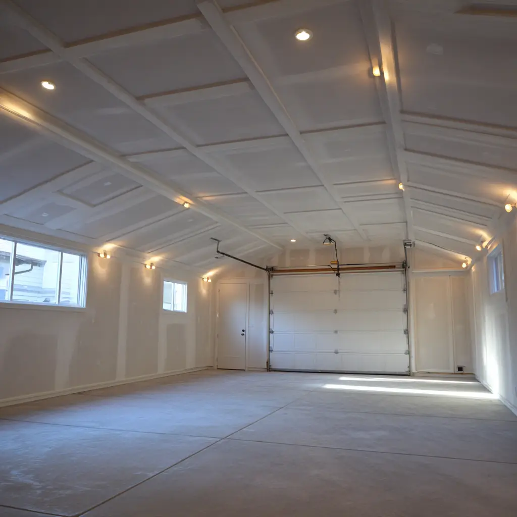 Drywall Ceiling with Recessed Lighting