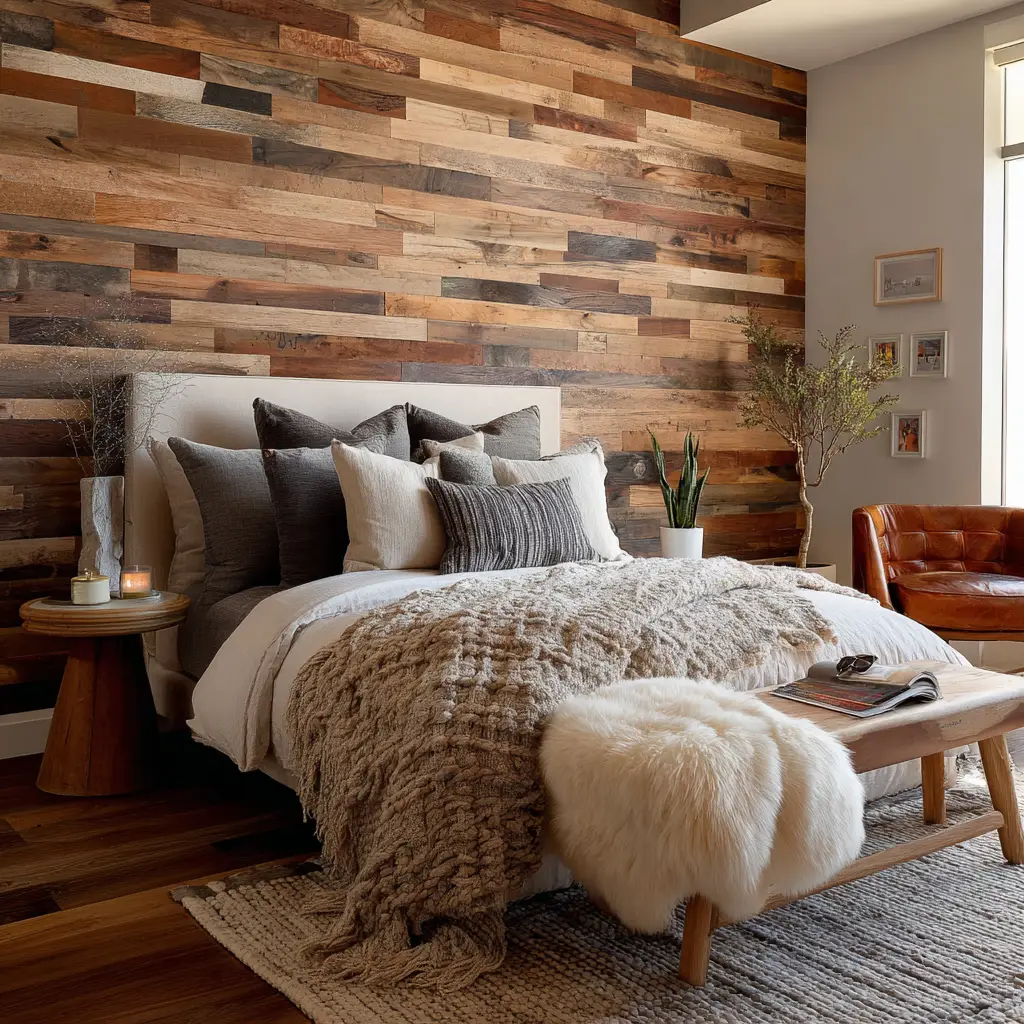 Embrace a Wooden Accent Wall