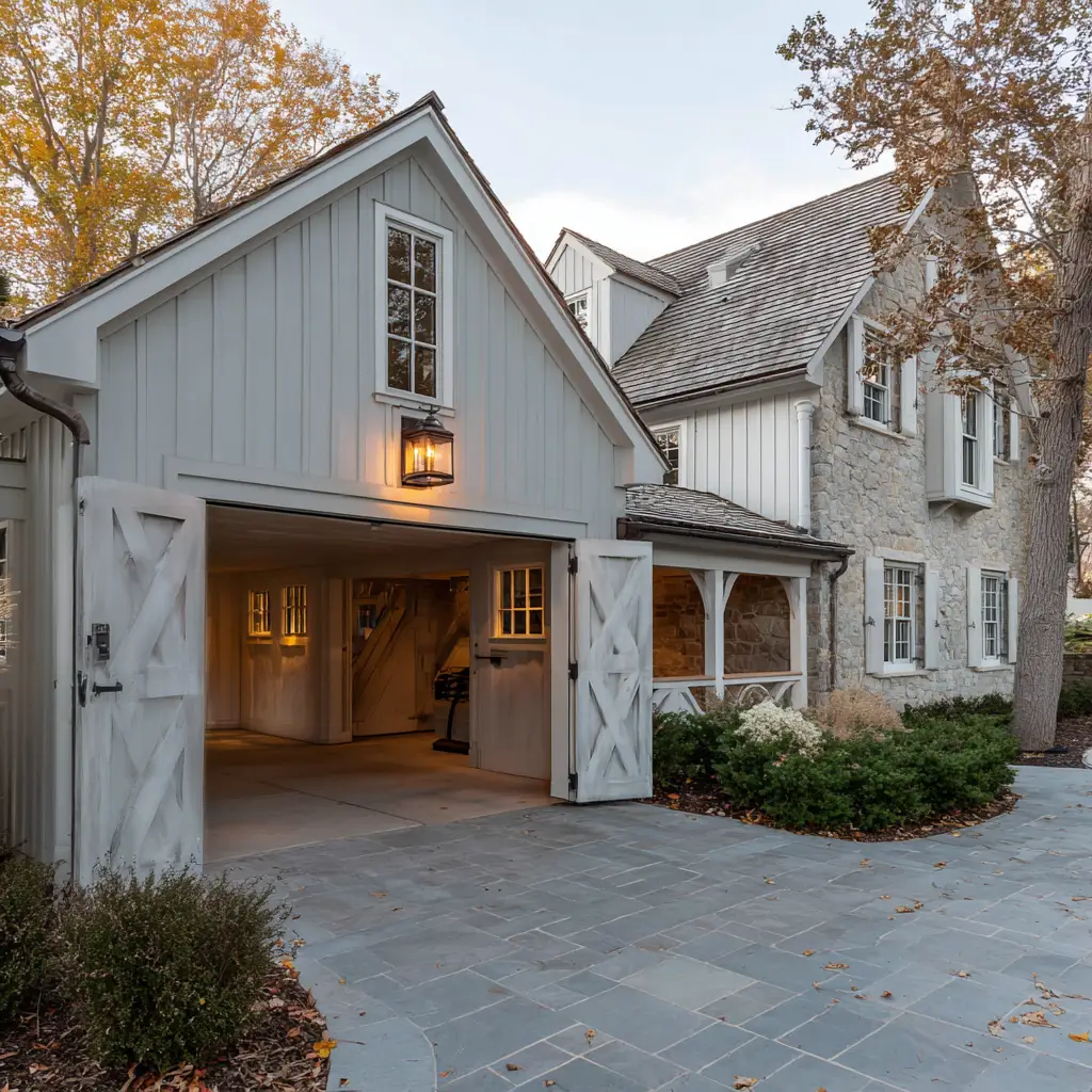 Farmhouse-Style Breezeway