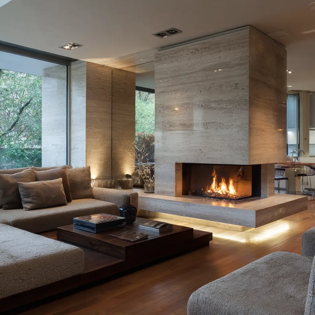 Fireplace Combination Wall
