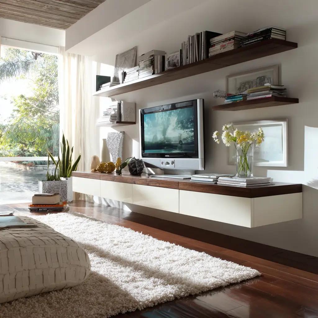 Floating TV Wall Unit