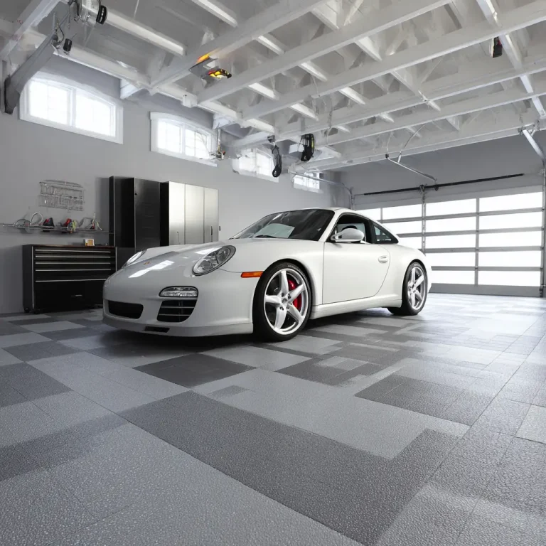 16 Garage Floor Ideas with Cheap Tile Options