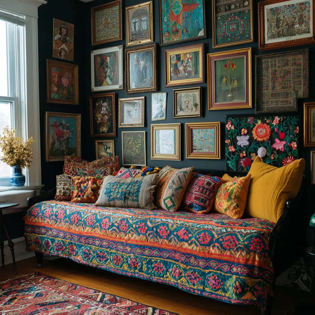 Framed Fabric or Textiles