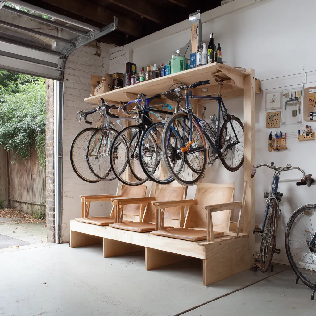 Freestanding Chair Rack
