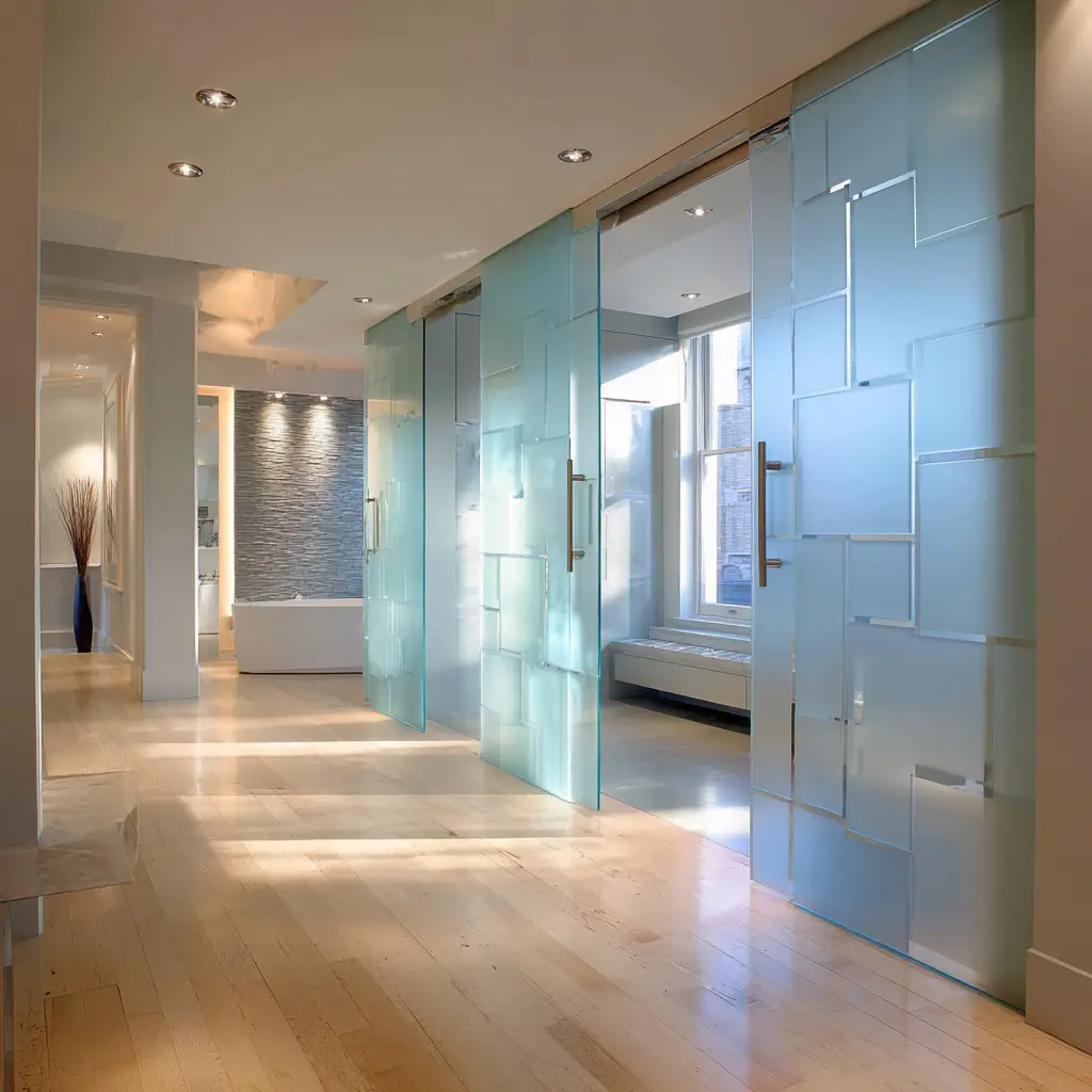 Frosted Glass Panels