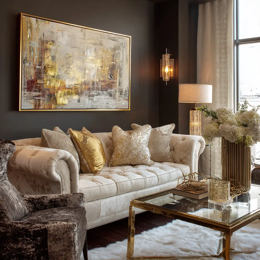 Glamorous Gold Accents