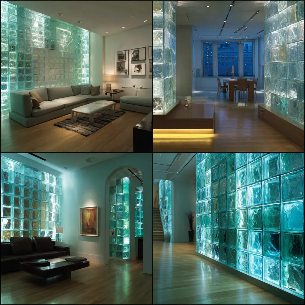 Glass Block Wall
