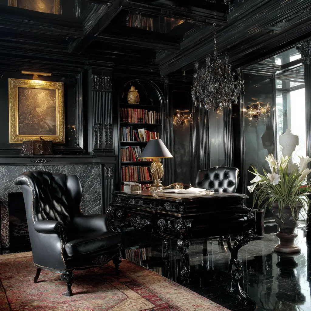 Glossy Black Glamour