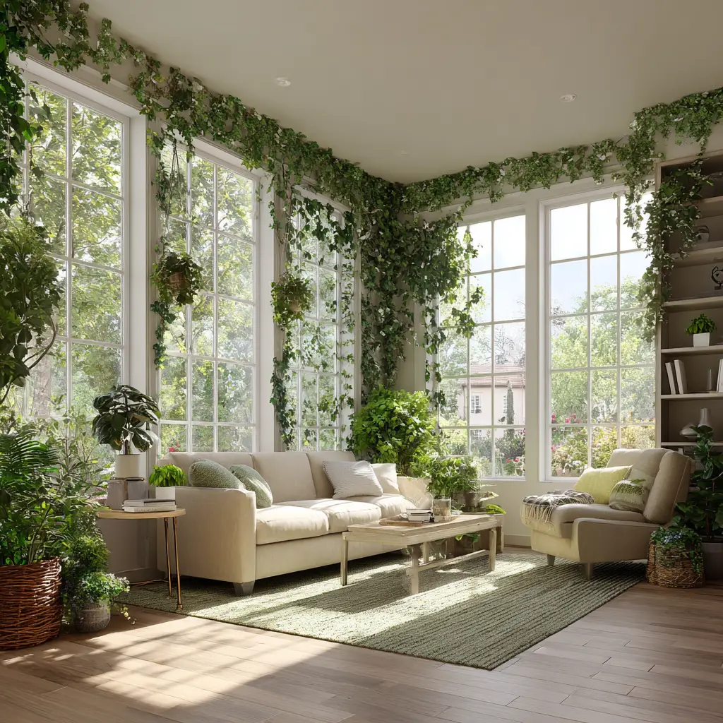 Greenery and natural light