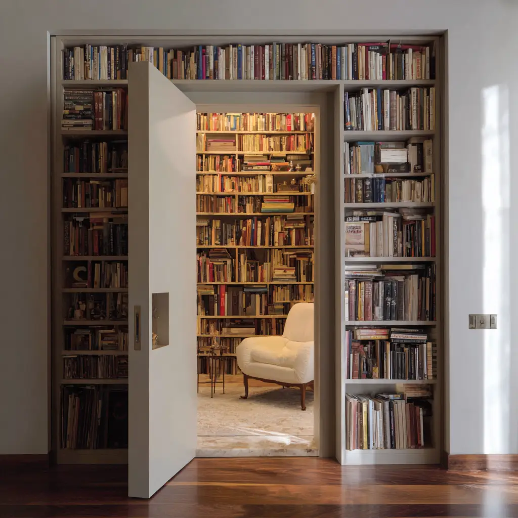 Hidden Bookshelf Door