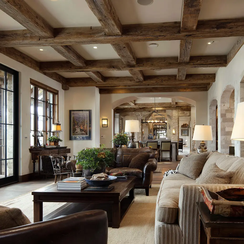 Highlight Exposed Ceiling Beams
