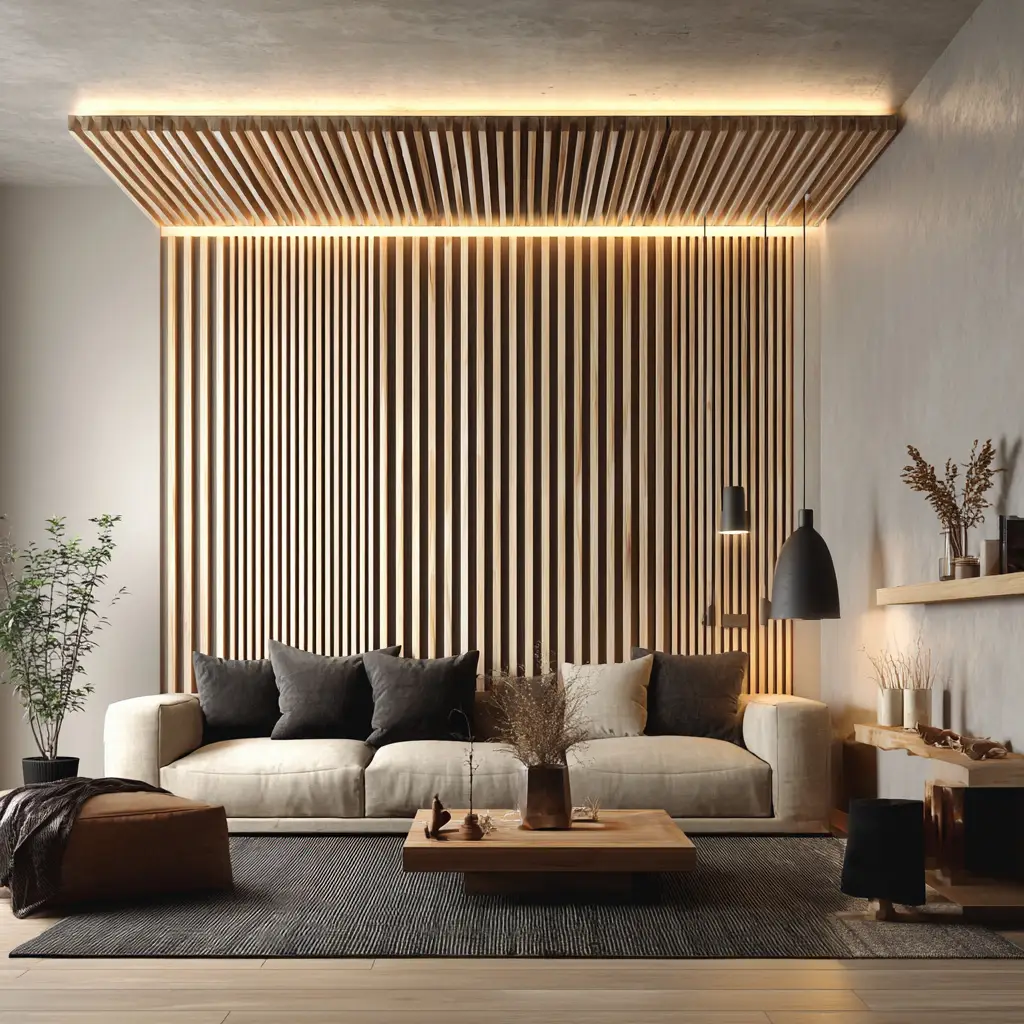 Highlight with Vertical Slats