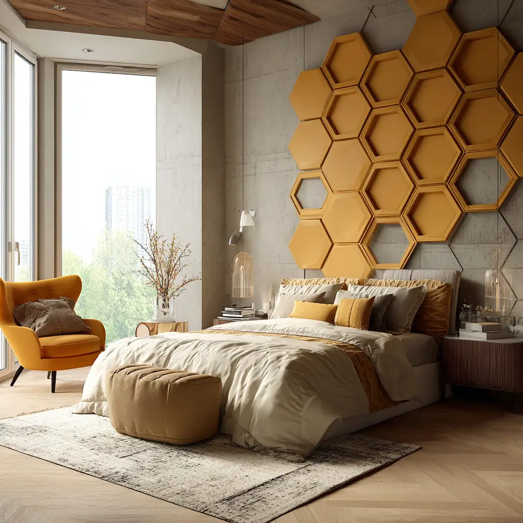 Honeycomb Accent Wall