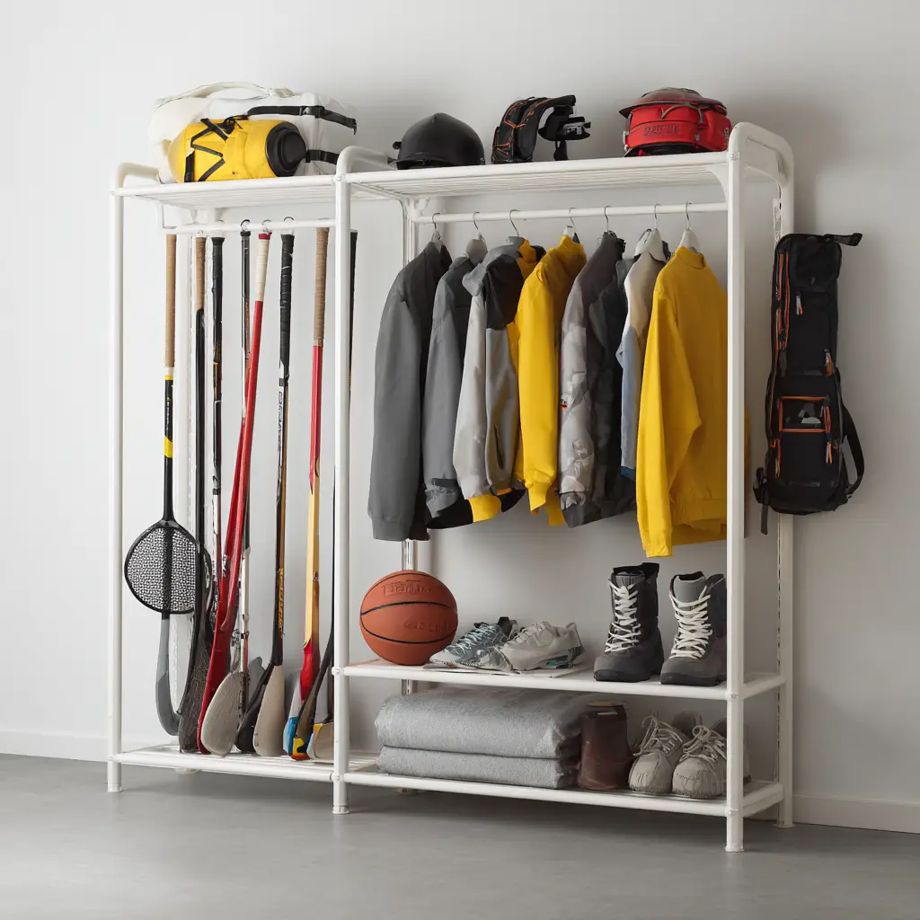 IKEA MULIG Clothing Rack for Sports Gear