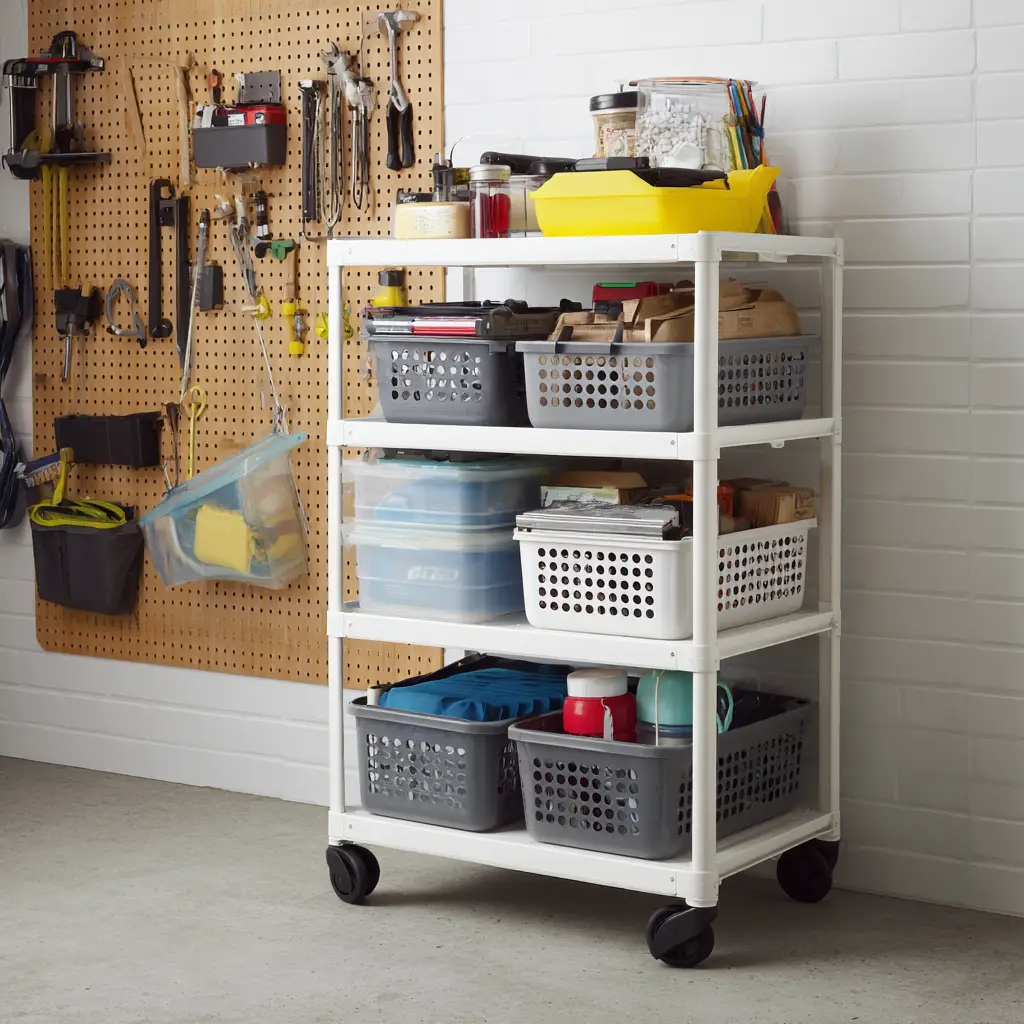 IKEA RÅSKOG Utility Cart for Portable Storage