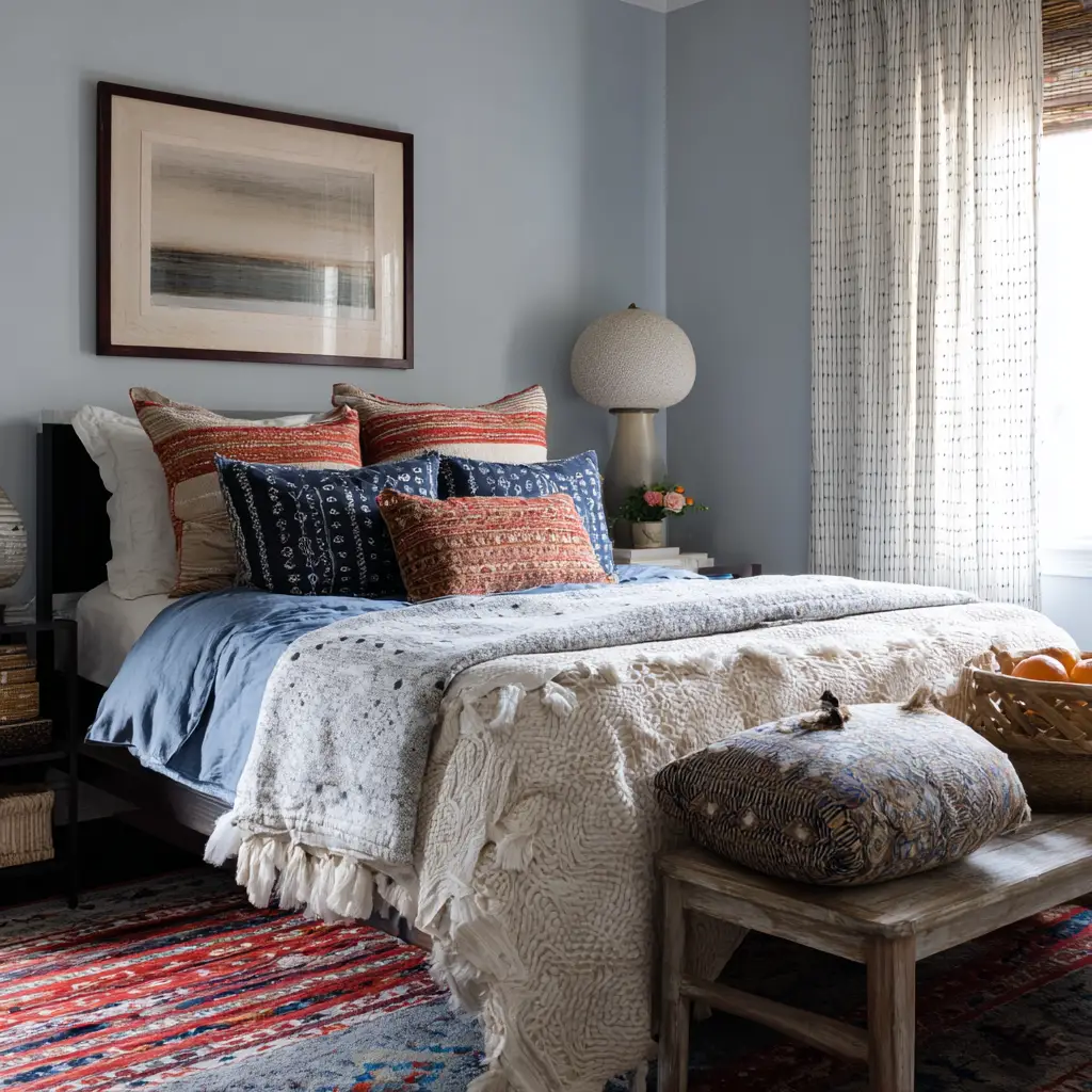 Incorporate Cozy Layered Textiles