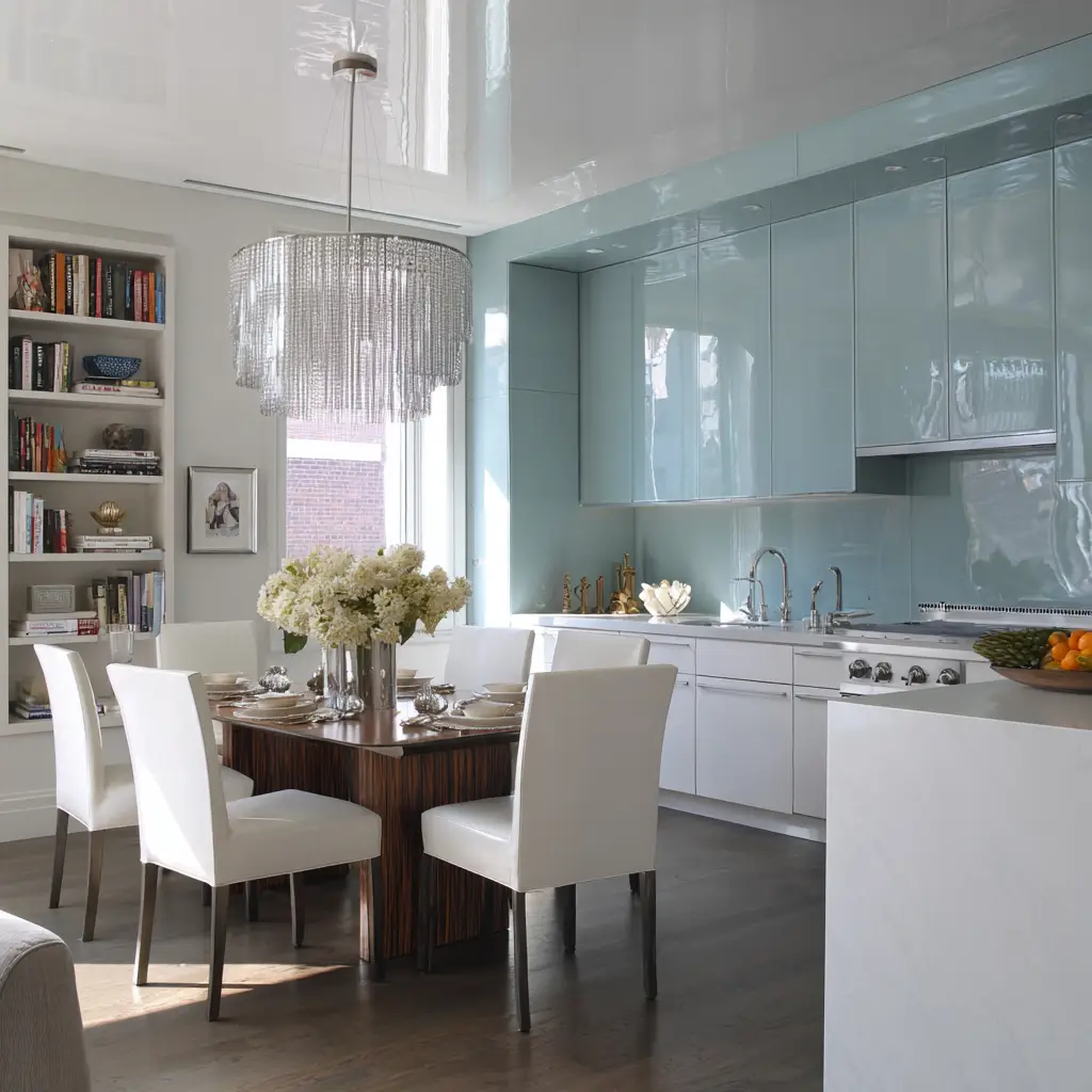 Incorporate High-Gloss Finishes