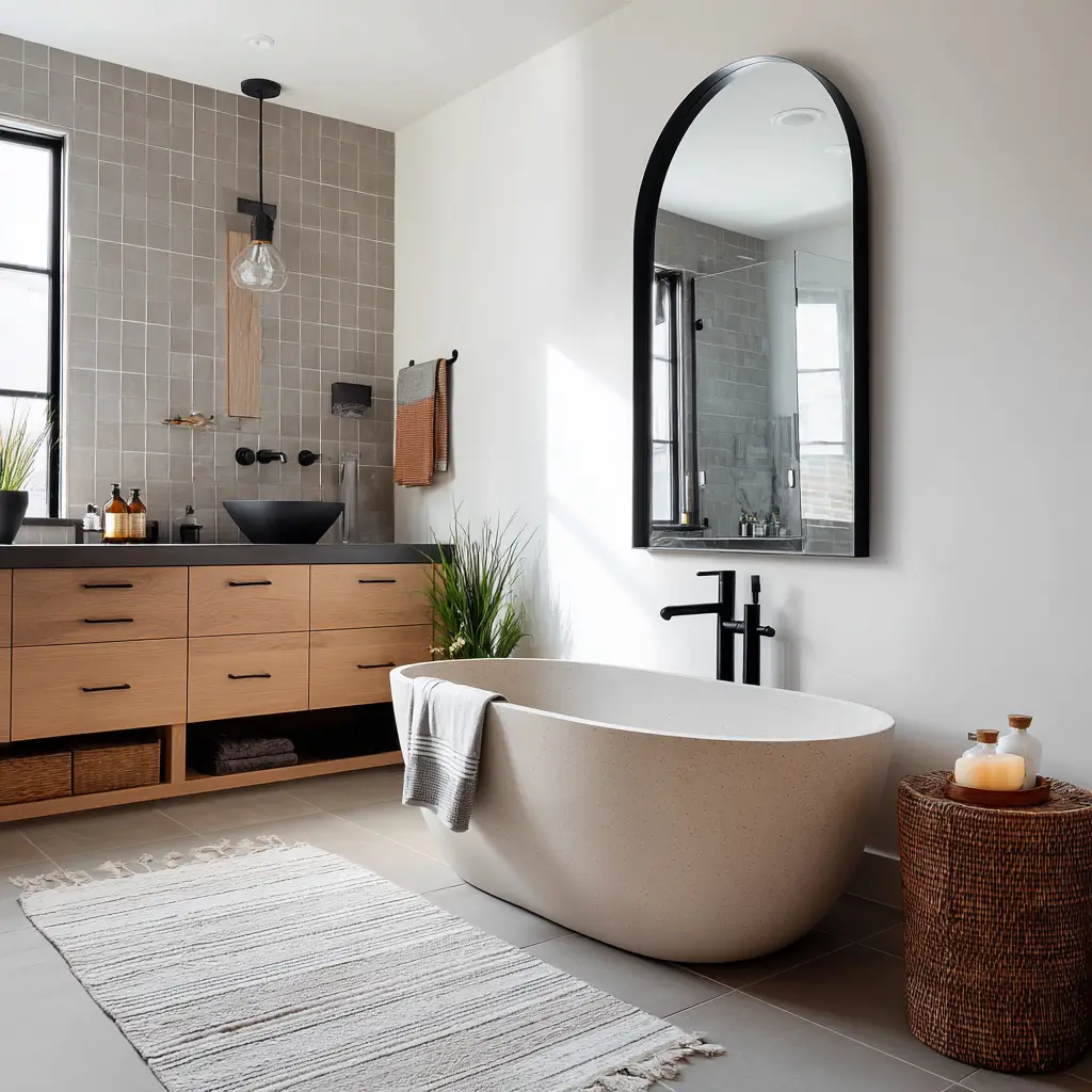 Incorporate Matte Black Fixtures
