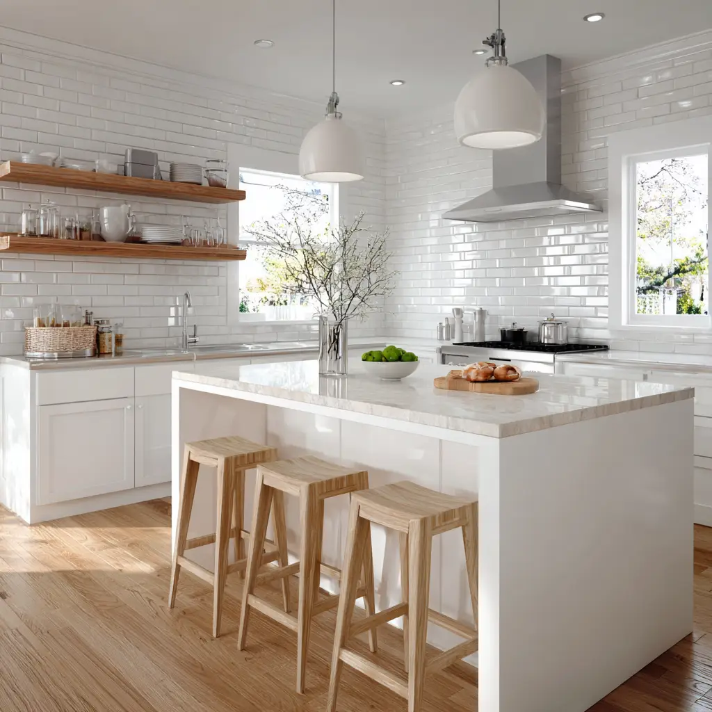 Incorporate Subway Tile Backsplash