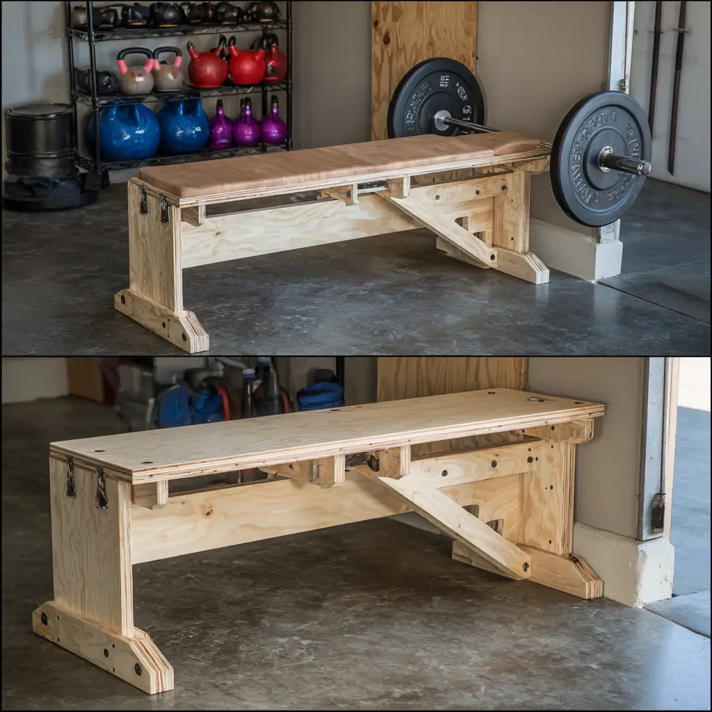 Incorporate a Foldable Workout Bench