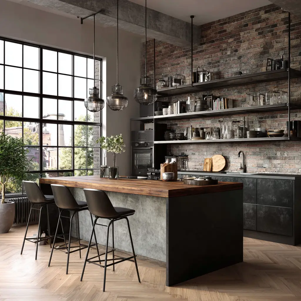 Industrial Loft Kitchen
