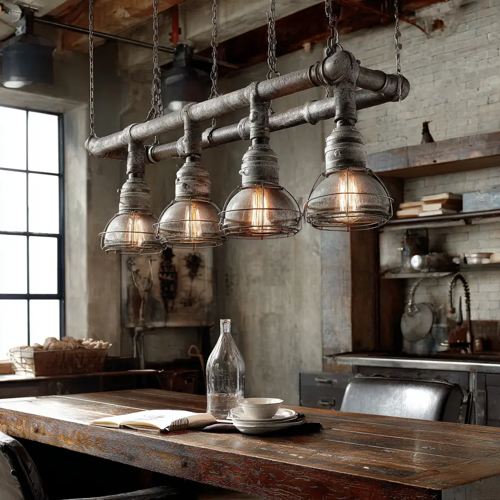 Industrial Metal Lamp