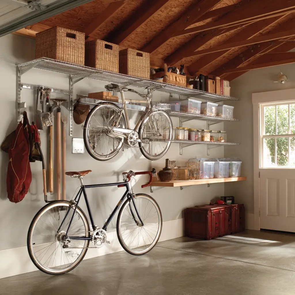 Install Overhead Storage Racks