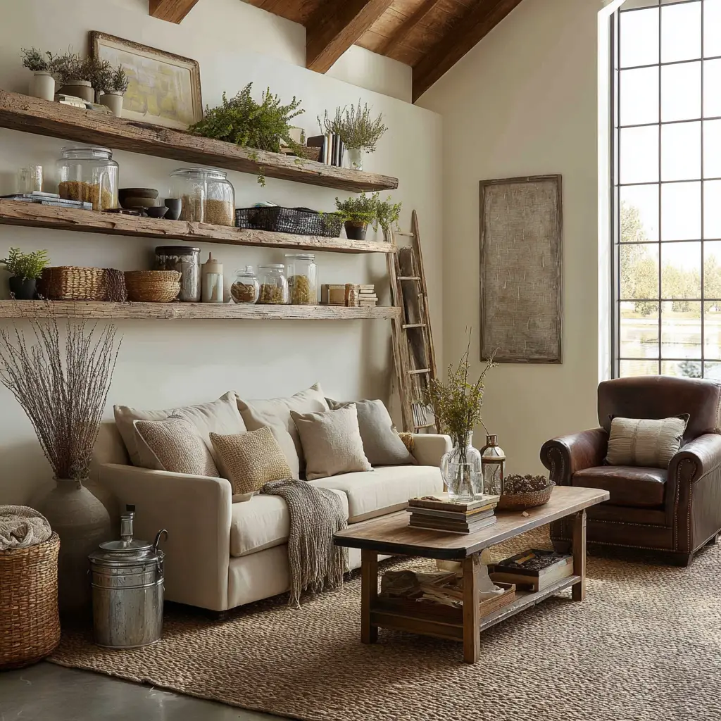 Introduce Rustic Shelving