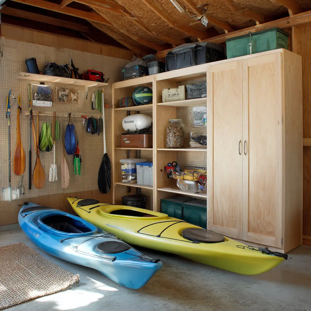 Kayak Storage Cabinet