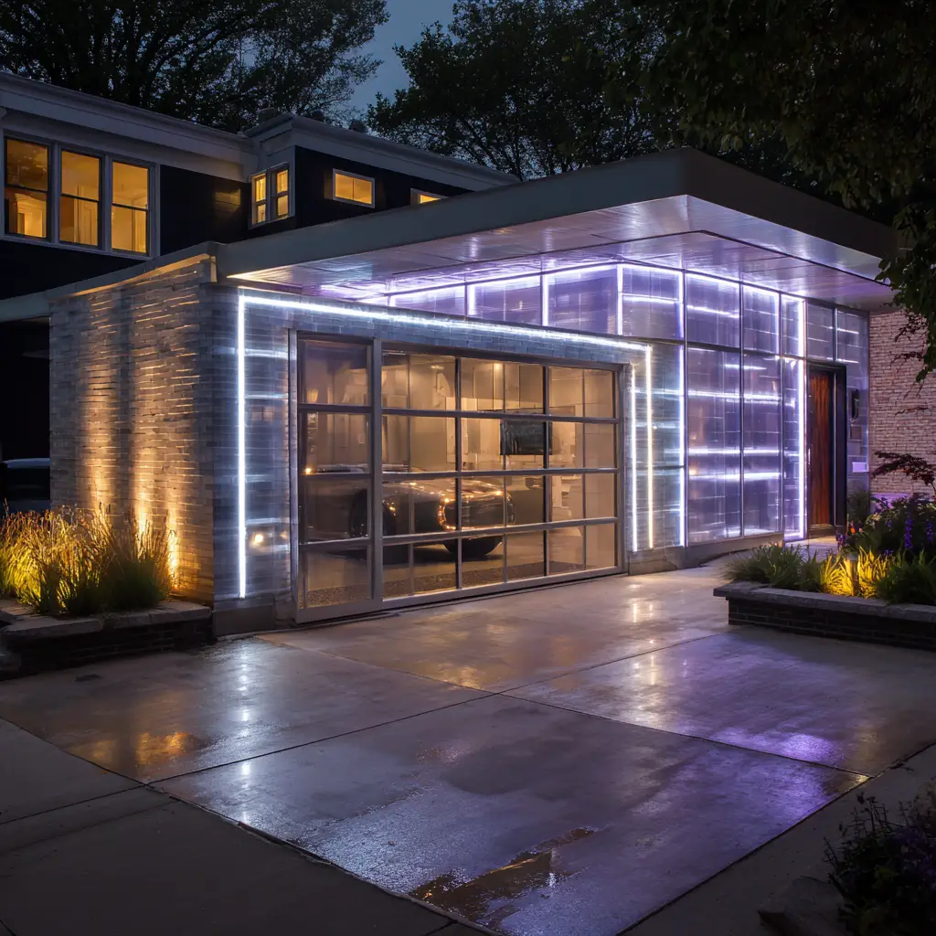LED-Lit Garage Doors