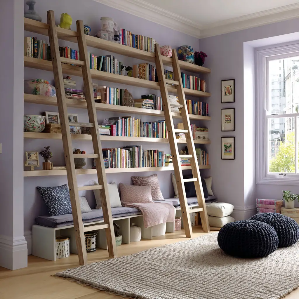 Ladder Shelves