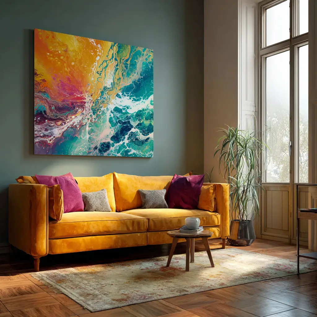 Large Abstract Canvas