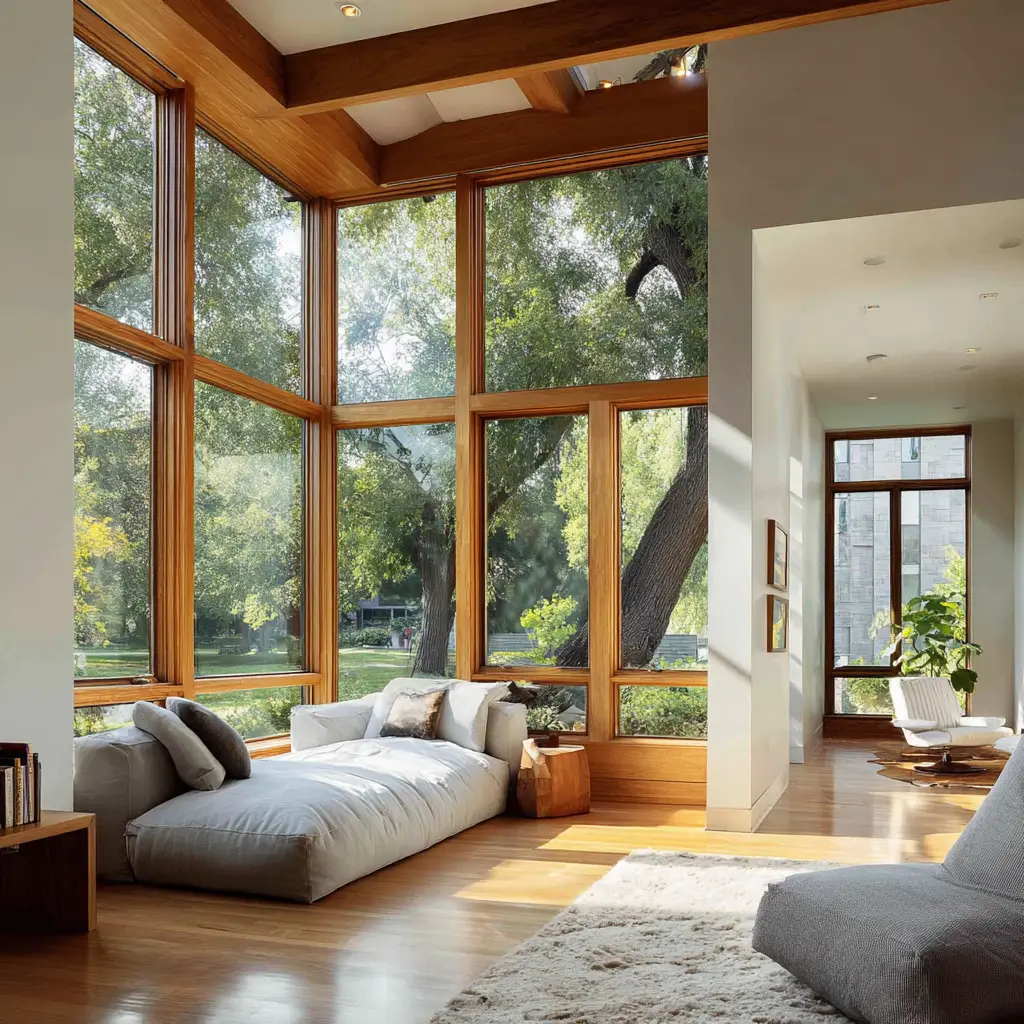 Large Windows for Natural Light