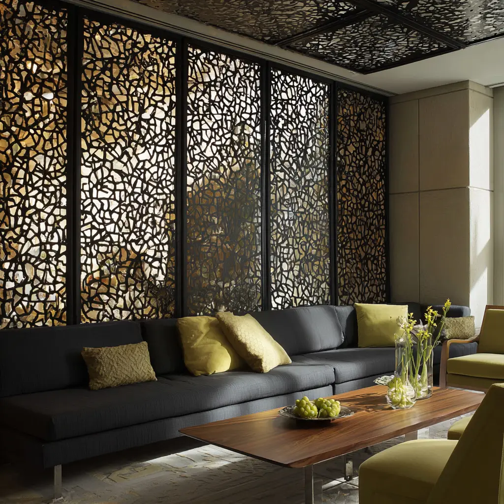 Laser-Cut Metal Screen