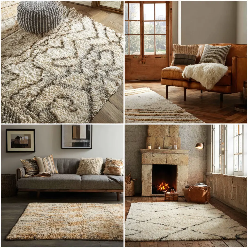 Layer Rugs for Texture