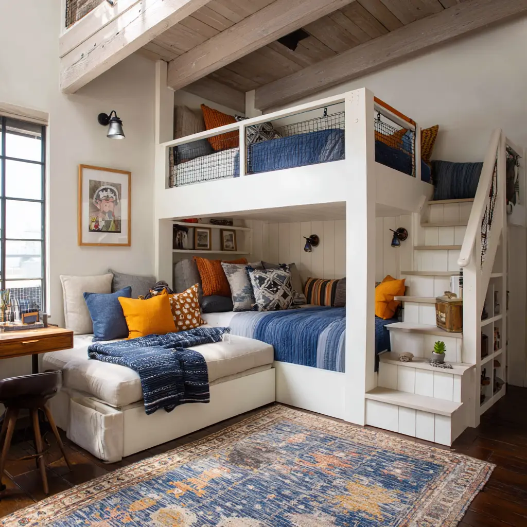 Loft-Style Bunk Beds
