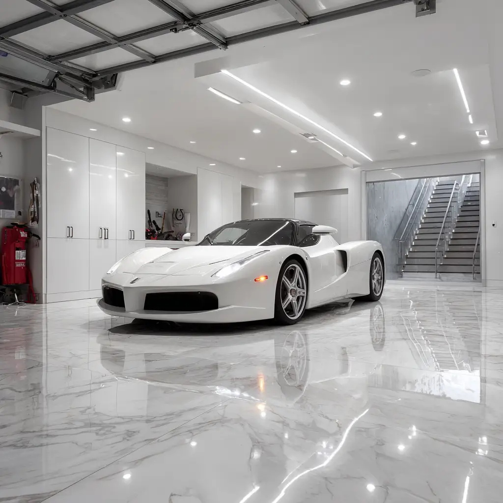 Marble Floor Garage