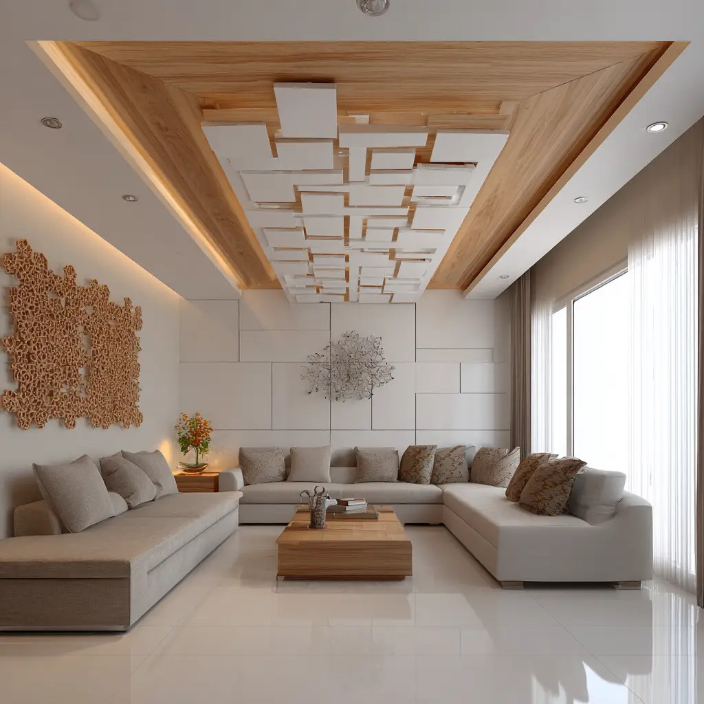 Minimalist Linear False Ceiling