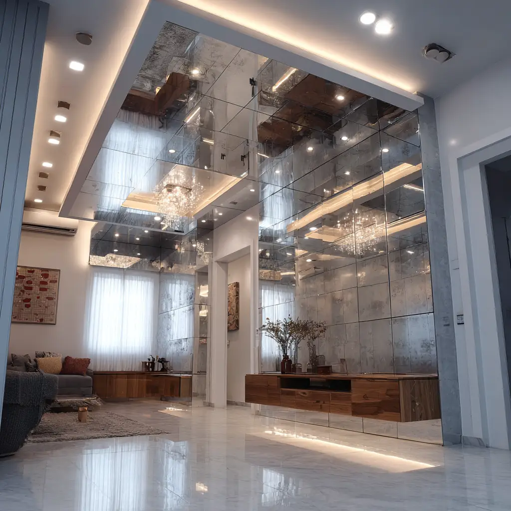 Mirror Finish False Ceiling